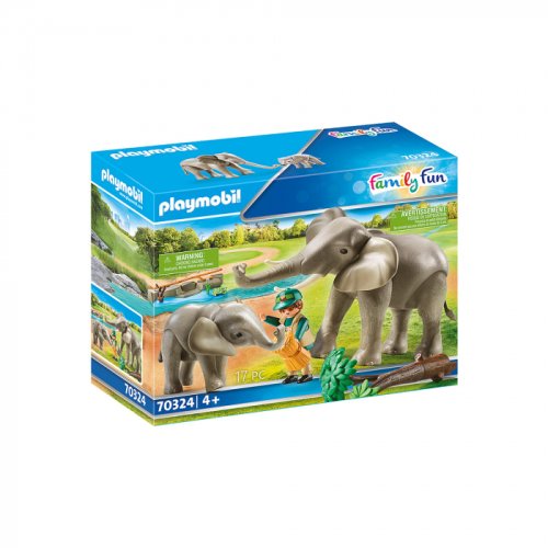Habitatul elefantilor playmobil
