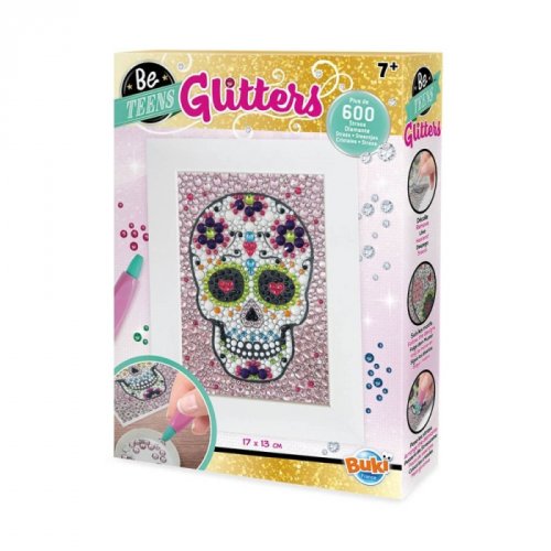 Set de creatie buki france glitters craniu mexican