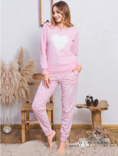 Pijamale moi polar cu model vienetta 2861