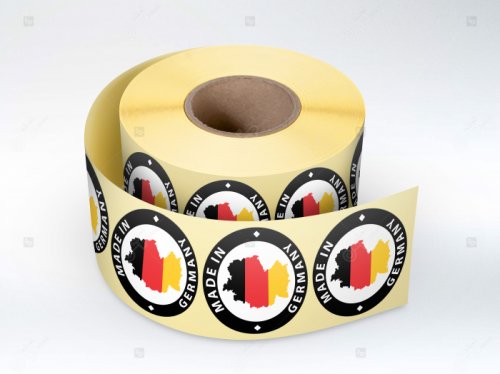 Label Print Rola etichete autoadezive personalizate made in germany , diametru 40 mm, 1000 buc rola