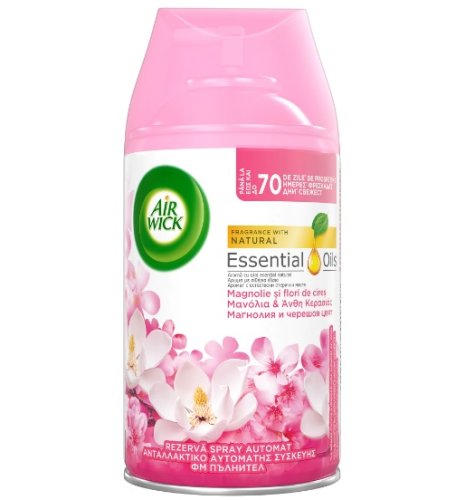 Air wick rezerva essential oils magnolia & cherry blossom, 250 ml