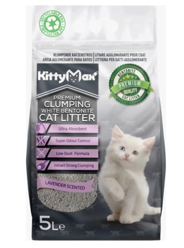 Asternut igienic premium lavanda pentru pisici 5 l, kittymax