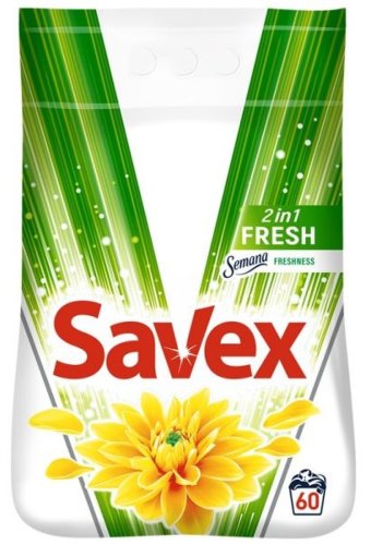  detergent rufe 2 in 1 fresh 60 spalari 6 kg, savex
