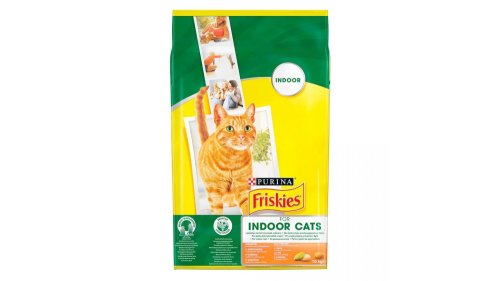 Hrana uscata pentru pisici de interior cu pui si legume, 10 kg, purina friskies adult indoor