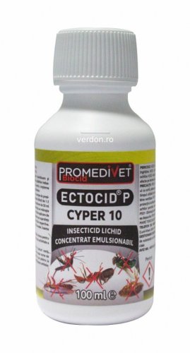 Insecticid ectocid p cyper 10 - 100 ml