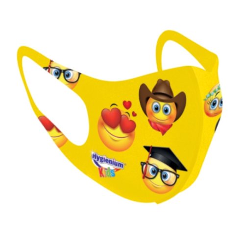 Masti pentru copii emoji reutilizabila, 1 buc hygienium kids
