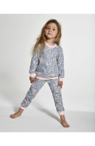 Pijama fete 1-8 ani, 100% bumbac, cornette g032-124