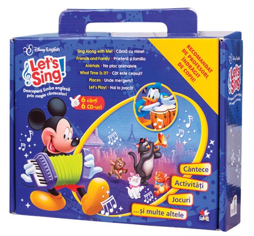Let's sing! descopera limba engleză prin magia cântecelor. cutie (6 cărți + 6 cd audio)