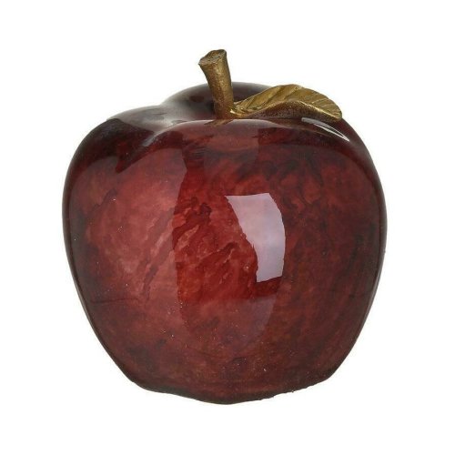 Decoratiune mar, polirasina, rosu, apple form