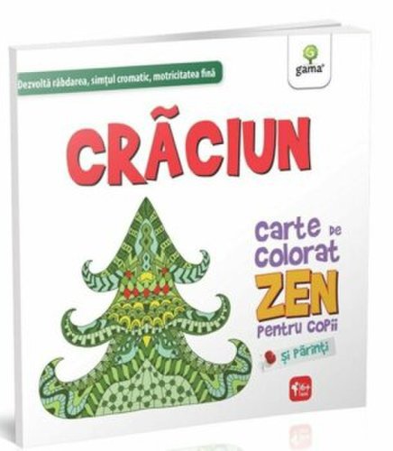 Gama Craciun. carte de colorat zen pentru copii si parinti/***