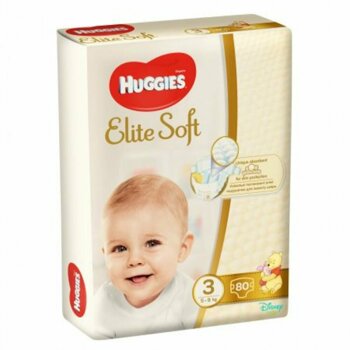 Scutece Huggies elite soft (3) mega 80- (5-9kg)