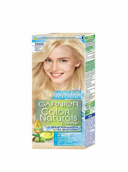 Vopsea de par permanenta cu amoniac Garnier color naturals, 1000 blond ultra natural, 110 ml