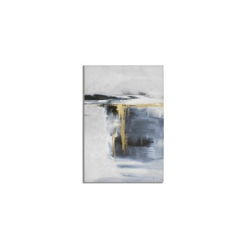 Tablou de perete abstract, roma1359, multicolor, lemn de brad si canvas, 120x80x3 cm