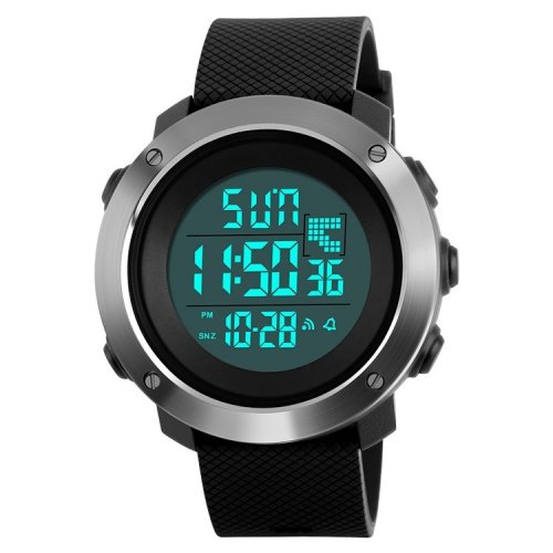Ceas barbatesc skmei cs879 curea silicon digital watch functie cronometru alarma
