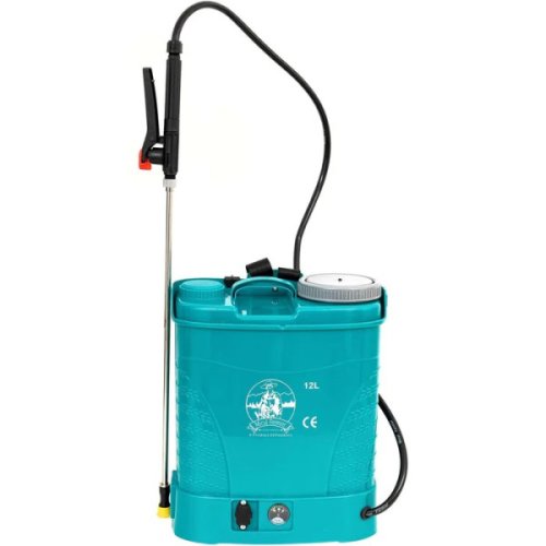 Pompa de stropit cu acumulator, vermorel electric, 12 litri,micul fermier by pandora gf-1516