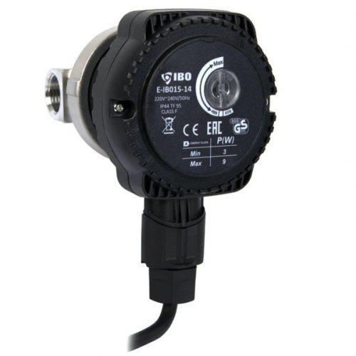 Pompa electronica recirculare apa calda, e-ibo 15-14, 12l/min, 9w, corp otel inox