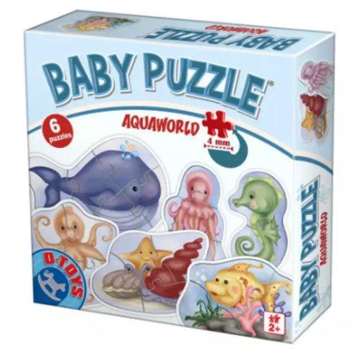 Set 6 puzzle-uri baby puzzle animale acvatice
