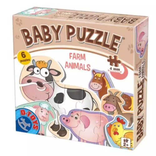 Set 6 puzzle-uri baby puzzle farm animals - animale ferma