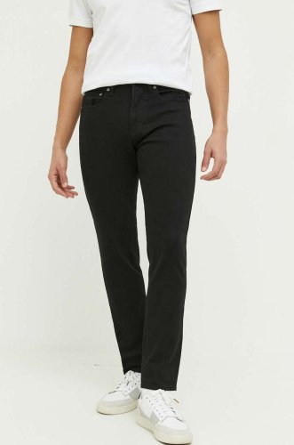 Abercrombie & fitch jeansi barbati, culoarea negru