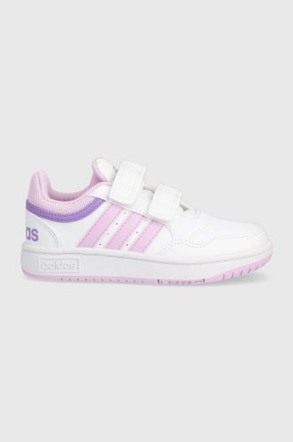 Adidas originals sneakers pentru copii hoops 3.0 cf c culoarea alb