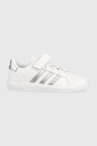 Adidas sneakers pentru copii grand court culoarea alb