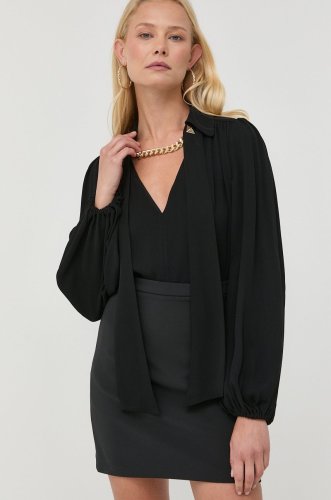 Elisabetta franchi bluza femei, culoarea negru, neted