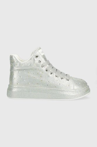 Goe sneakers culoarea argintiu, ll2n4015