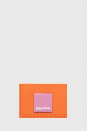 Karl lagerfeld jeans carcasa cardului culoarea portocaliu