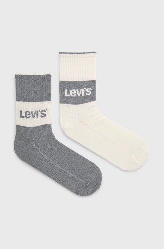 Levi's sosete (2-pack) culoarea gri