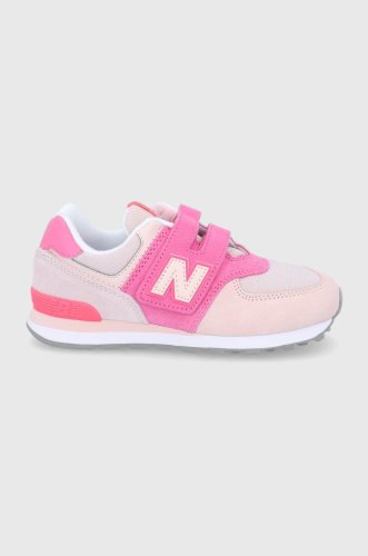 New balance pantofi copii pv574wm1 culoarea roz