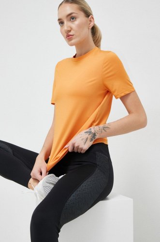 Reebok tricou de antrenament workout ready culoarea portocaliu