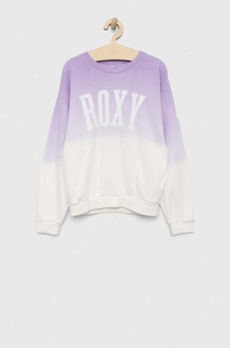 Roxy bluza copii culoarea violet, modelator