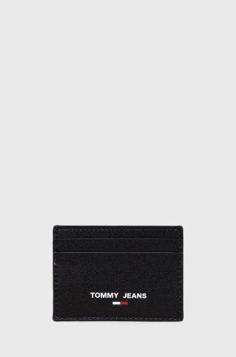 Tommy jeans carcasa cardului barbati, culoarea negru