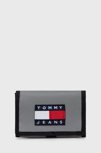 Tommy jeans portofel bărbați, culoarea gri