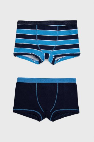 United colors of benetton boxeri copii (2-pack) culoarea albastru marin