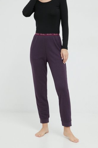 United colors of benetton pantaloni de pijama femei, culoarea violet