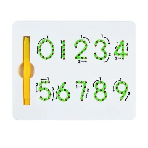 Tabla invata cifrele, cu creion magnetic