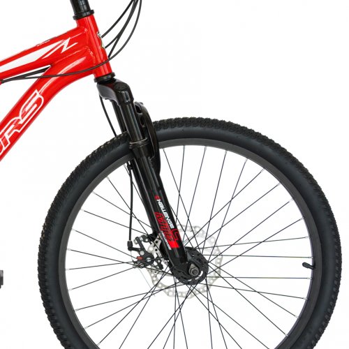 Bicicleta de munte velors 2410a 24 frana disc 21 viteze rosualb