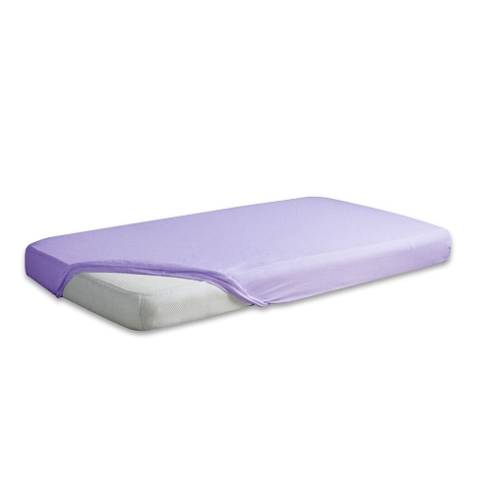 Cearceaf jerse din bumbac cu elastic 120x60 cm purple 19