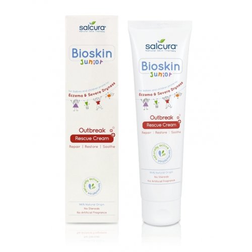 Salcura Natural Skin Therapy Crema bioskin junior reparatoare si calmanta pt bebelusi si copii piele uscata cu eczeme salcura 150 ml