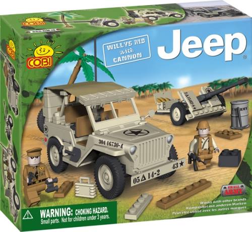 Jeep willys mb gri cu tun - 24181