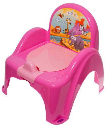 Mini toaleta tega baby safari muzicala roz