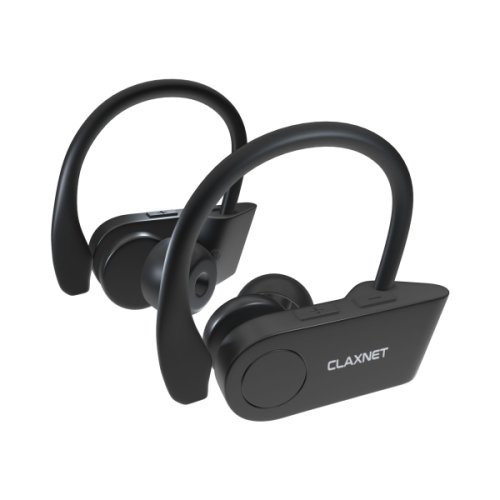 Casti wireless sport, claxnet s1, bluetooth 4.2, negru, true wireless stereo