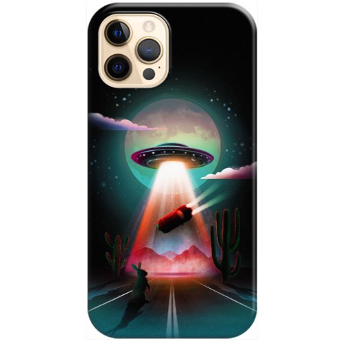 Husa apple iphone 13 pro model alien abduction, silicon, tpu, viceversa
