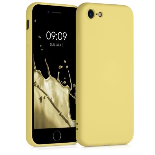 Husa pentru iphone 8/iphone 7/iphone se 2, silicon, galben, 49979.216