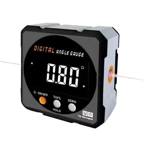 Inclinometru digital magnetic cu laser, nivela digitala, boloboc, dispozitiv masurare unghiuri