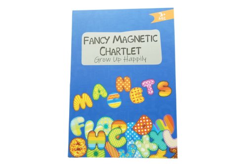 Joc educativ magnetic tip carte, fancy magnetic chartlet, 26 de piese, +3 ani, multicolor