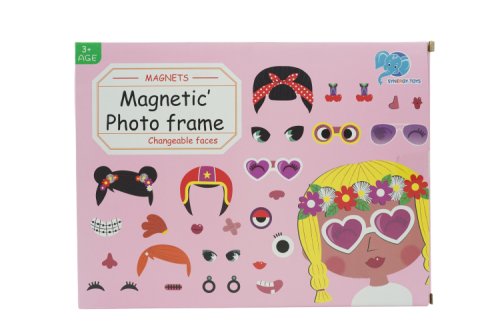Joc magnetic photo frame, 30 de piese, pentru copii, +3 ani, multicolor