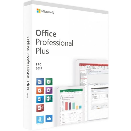 Office 2019 professional plus, 32/64 bit, multilanguage, activare telefonica, retail, licenta digitala