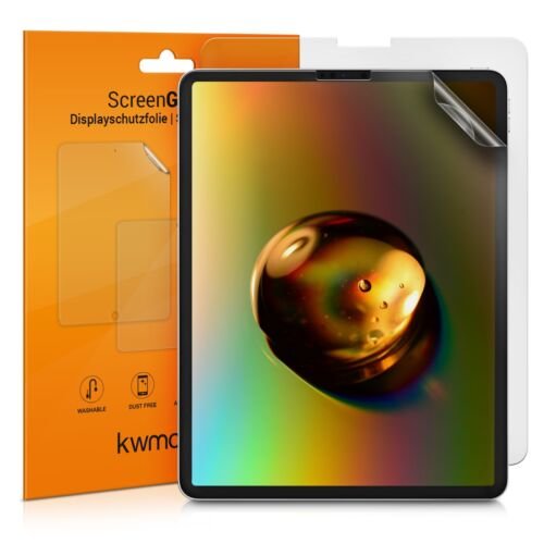 Set 2 folii de protectie mate pentru tableta apple ipad pro 12,9 (2018) , Kwmobile, transparent, plastic, 46758.2